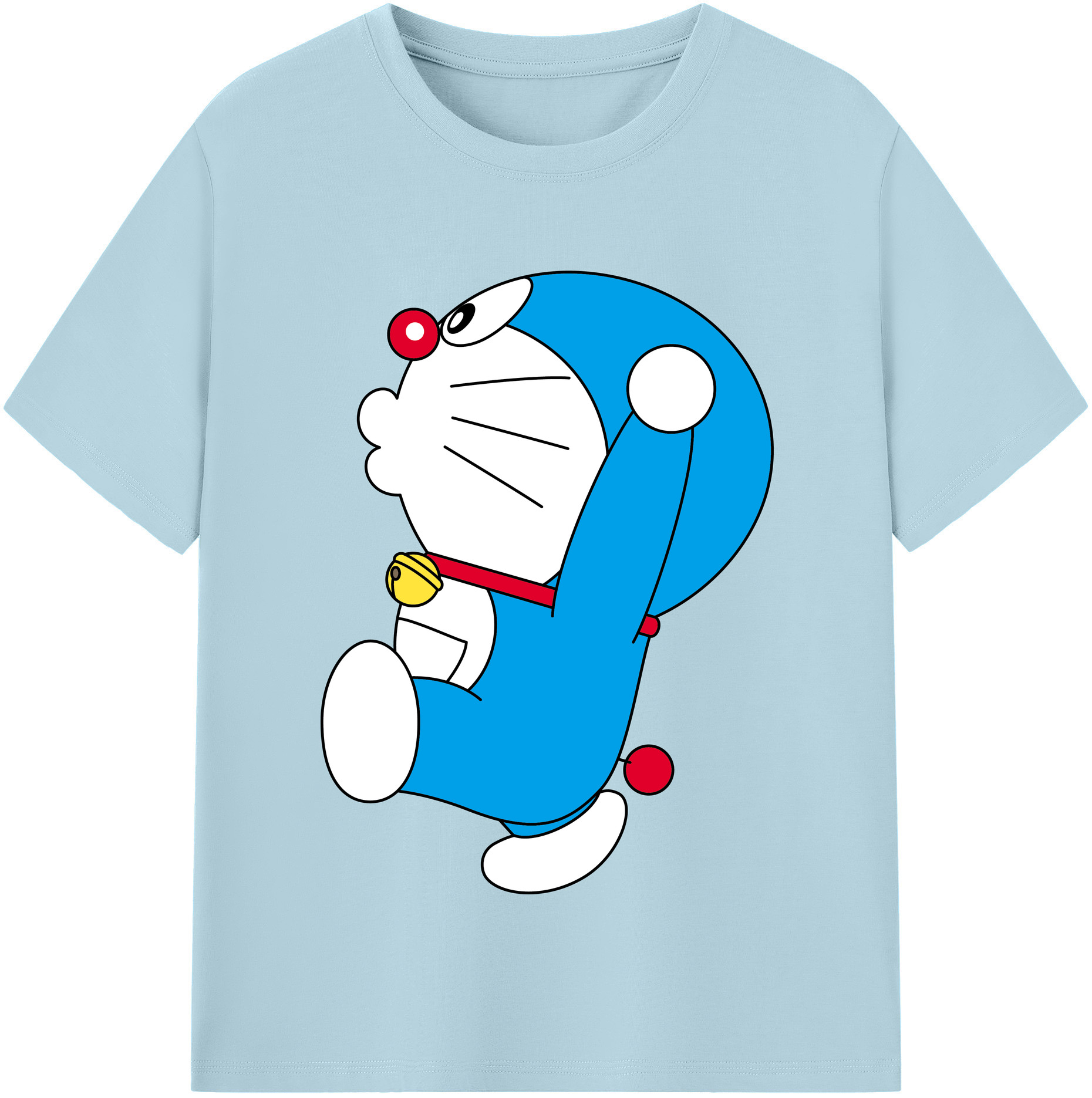 （画像用） ドラえもん Doraemon 綿100％半袖Tシャツ（フロントプリント）